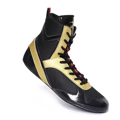 DRACULA Unisex Sports Fighting Training High Top Shoes Boxing Shoes Wrestling Gym Weightlifting Indo