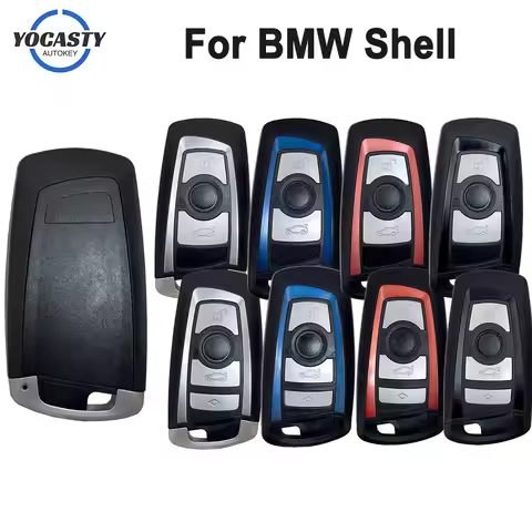 YOCASTY Remote Car Key Shell Case Replacement For BMW F Series 3 5 7 Series 2009-2016 E90 E92 E93 X5