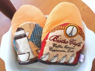 咖啡風情隔熱手套