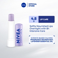 NIVEA Lip Overnight Care Lip Balm 8 Hours Intensive Moisture Shea Butter & Lavender Essential Oil (4