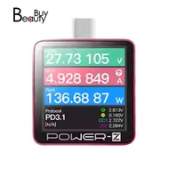 KM003C Portable PD3.1 QC5.0 240W Max Fast Charging Type-C Digital Voltmeter Ammeter Power Bank Teste