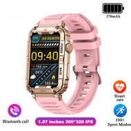 นาฟิกาสมาทวอท New GPS Sport Bluetooth Call Smart Watch Men 1.57" HD Full Touch Fitnes Trackers 120+Sport Waterproof Smartwatch Women