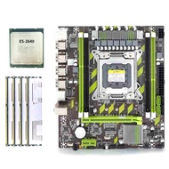 X79 Motherboard Set Xeon E5 2640 CPU E5-2640 with LGA2011 4Pcs X 4GB = 16GB Memory DDR3 RAM PC3 10600R 1333Mhz