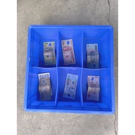 Old parts tray with many compartments.....size 39x39x12 cm 6 compartments