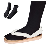 WANHONGYUE Demon Slayer Cosplay Clogs Geta Sandals with Tabi Socks, Tanjirou Nezuko Anime Shoes Flip