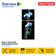 POLYTRON KULKAS 2 PINTU KECIL SMALL 2 DOOR REFRIGERATOR PRW23MOB