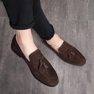 Winter shoes men plus size46 47 48 suede casual leather shoe