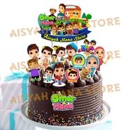 AHS OMAR HANA Cake & Cupcake Topper Decoration Birthday Party Kek Hiasan ll Loose ll 1Set Complate C