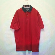 三件7折🎊 Tommy Hilfiger polo衫 短袖 紅 滿版 極稀有 老品 古著 復古 Vintage