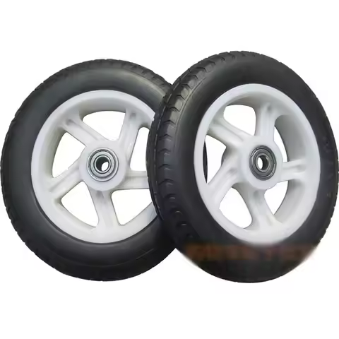 2PCS Heavy Duty Caster Wheels Shopping Cart Caster Trolley Wheels Replacements Cart Luggage Trolley 