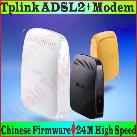 TP-Link ADSL ADSL2 Modem 24M High Speed DSL Internet RJ11 RJ45 Modem ADSL 2+ with LAN Port, EU/AU/UK
