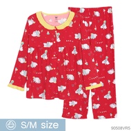 Josilins ชุดนอน ชุดอยู่บ้าน ผู้ใหญ่ ลิขสิทธิ์ Disney Dumbo ลาย สวนสนุก คอระบาย แขนยาว ขายาว ผ้ายืด ไ