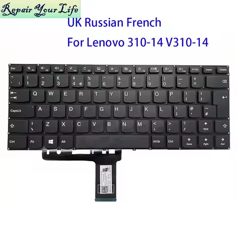 UK Russian French Keyboard For Lenovo Ideapad 310-14 310-14IKB 310-14IAP V310-14ISK V510-14IKB V110-