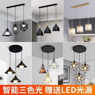 Modern Minimalist Zhongshan Dining Table Lamp Creative Bar Shop Three-Head B & B Restaurant Lamps In