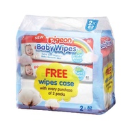 Pigeon : Baby Wipes 82 x 2 FOC Case