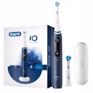 Oral B iO Series 7 Electric Toothbrush, with 2 Brush Heads, 5 Smart Modes, Fast Charging with Pressu