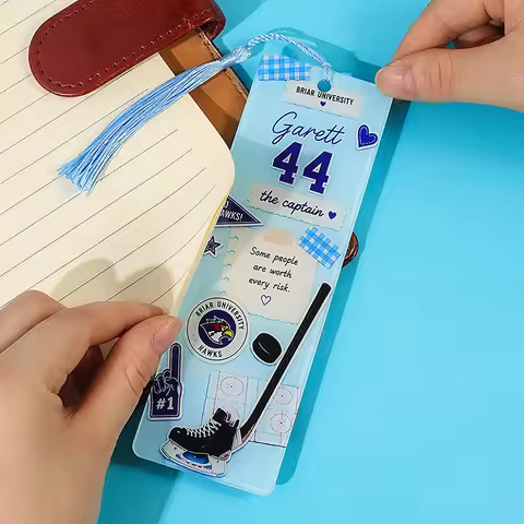Acrylic Off Campus Bookmarks Reading Book Marks Off Campus Accessories Stationery Decorations Back-t