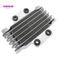Motorcycle Engine Oil Cooler Cooling Radiator 85Ml Universal Silver Aluminum for 100Cc-250Cc Motorcycle Dirt Bike Atv