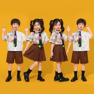 J3readystock Children's Costume Elementary School Students Games Cheerleading Performance Chorus Cos