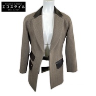 แจ็คเก็ตหนัง Hermes รุ่น H4H0245DK สภาพเหมือนใหม่ จำหน่ายในประเทศ สินค้าแท้ ซับในผ้าไหมผสมขนแกะ กระด