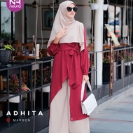 Set kulot baju muslim dewasa Adhita noura