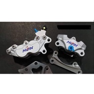 NISSIN Brake Caliper P4 / P34 2Pot 4Pot Universal Y15 Y16 LC135 RSX RS150 NVX Nmax Xmax KRR150 RXZ V