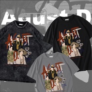 AGUST D OVERSIZE T SHIRT/ OVERSIZE WASHED TSHIRT/ TSHIRT SUGA/AGUST D/ SUGA