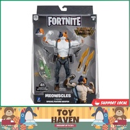 [sgstock] Fortnite Legendary Series Brawlers, 1 Figure Pack - 7 Inch Meowscles Action Figure, Plus Accessories - [Meowsc