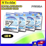 Proga Savage x8 braided line tali pancing 150m