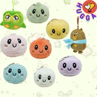 HUGGA Duolingo Plushie Keychain Little Bear Keychain, Soft Baozi, Food Toys, Interesting Bird Decora