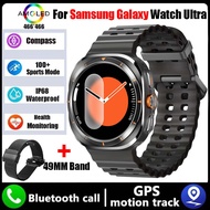 For Galaxy Watch 7 Ultra Smart Watch Mens GPS Track Smart Watch AI Dial HD AMOLED Voice Call NFC Spo