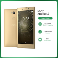 Original Unlocked Sony Xperia L2 Single Sim 3GB 32GB 13MP 5.5 3300mAh Android 7.1.1 NFC FM radio Phones