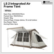 MOBI GARDEN เต็นท์ครอบครัวแบบพองลม 2-4 คน กันน้ำ กันฝน กันแดด พร้อมใช้