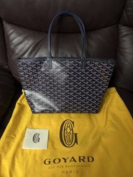 (SOLD)正品 Goyard Artois PM Tote bag gm Anjou ST. Saint Louis mm bag 手挽袋 上膊 深藍色 啡色 navy black tan brow