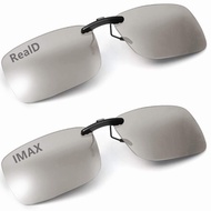 3D Glasses and 3D Clip on Glasses for Movies/Theater/Cinema/Passive 3D TV