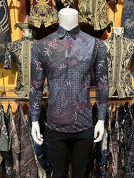 Batik Pria Slimfit Mewah Seno Lasem Batik Pria Modern 2023 Mewah Batik Pria Dewasa Baju Batik Pria L