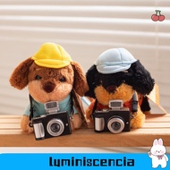 LUMINISCENCIA Furry Puppy Keyring, Bag Pendant Coin Purse Dachshund Dog Keychain, Creative Furry Pup