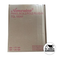 ♞America Panel Box Board Plug-In 2-Branches (4-Holes)