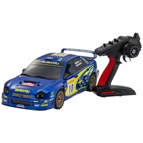 1/10 EP 4WD Fazer Mk2 FZ02-R Ready Set Subaru Impreza WRC 2002 34481T1 Black Carbon Fiber Body High-