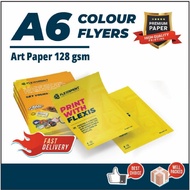 FLYERS PRINTING A6 128GSM ARTPAPER | SINGLE SIDE | DOUBLE SIDE | MARKETING | | COMPANY | STATIONERY