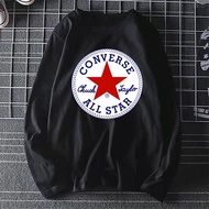 CONVERSE TSHIRT WOMEN MEN LENGAN PANJANG Baju Perempuan Lelaki Long Sleeves T-Shirt Sport Cotton Muslimah Viral Fashion