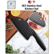 KKS SK5 Stainless Steel Kitchen Chef Cleaver Knives Cooking Meat Vegetables Boning Chopper Slicer Cu