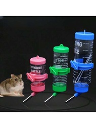 1 件無滴漏水瓶/餵食器,適用於倉鼠/刺蝟/滑翔機/大鼠/小鼠和其他小型寵物和動物 - 適用於籠子、板條箱或壁掛式