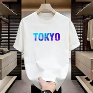 100% Cotton Men's Distro T-Shirt "TOKYO" Letter T-Shirt oversize Cotton Combed T-Shirt Jumbo Size 4X