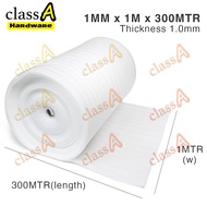 ClassAHW PE EPE FOAM SHEET 1M 2M 100M 100MTR Thickness Packaging Protection Roll Besar