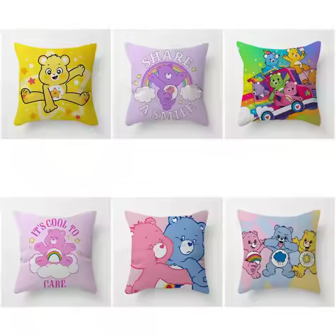 Pillow Gift Home Office Decoration Pillow Bedroom Sofa Car Cushion CoverPillow Case Cute C-Care B-Be
