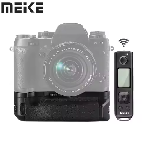 Meike MK-XT1 Pro Vertical Shooting Battery Grip Power Pack with 2.4G Hz Wireless Remote Control for 