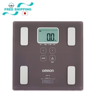 Omron Weight Scale Body Composition Meter Body Scan (With Japanese similar to Chinese Text) - Brown - JAPAN Export Set
