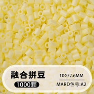 8IFH (A-C）1000Pcs 2.6mm Melting Fuse Beads 221 Complete Colors Refill Bag DIY Handcraft 3D Puzzle Ar