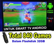 Game TV Android TVBox STB Android 840 Game PSP PS1 SuperNintendo Flashdisk 32gb